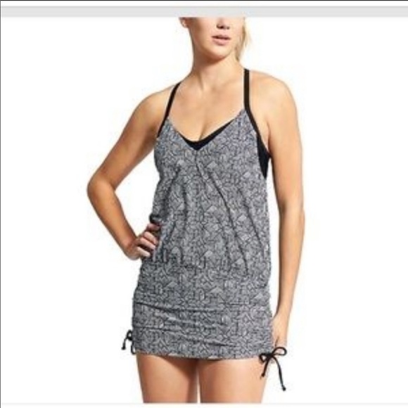 NWT, women's Athleta Laguna Side Scrunch Tankini Top - Picture 5 of 13